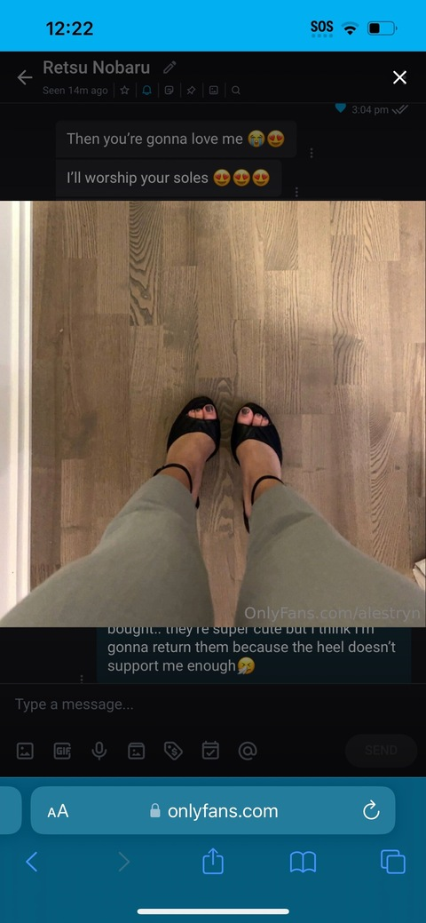 Leaked alestrynsfeet header onlyfans leaked