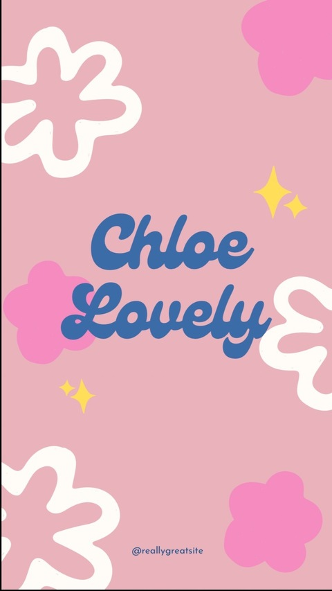 Leaked chlo3lovely header onlyfans leaked