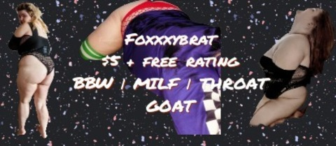 Leaked foxxxybrat header onlyfans leaked