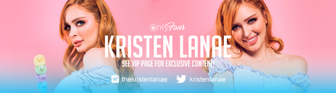 Leaked kristenlanaefree header onlyfans leaked