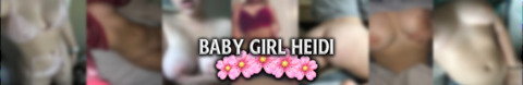 Leaked littlebabyheidi header onlyfans leaked