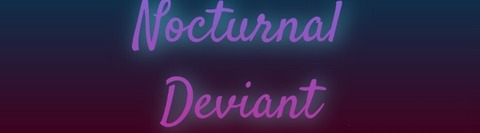 Leaked nocturnaldeviant header onlyfans leaked