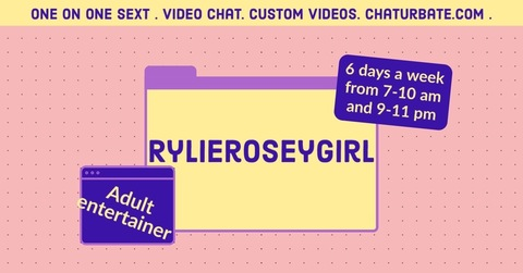 Leaked rylierosegirl header onlyfans leaked