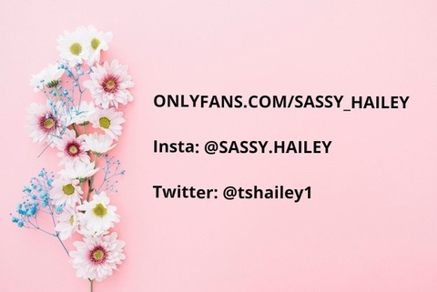 Leaked sassy_hailey header onlyfans leaked
