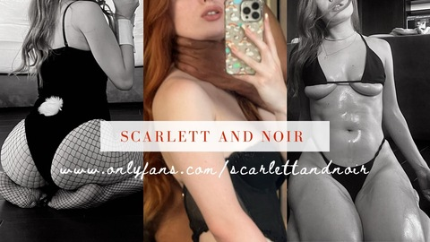 Leaked scarlettandnoir header onlyfans leaked