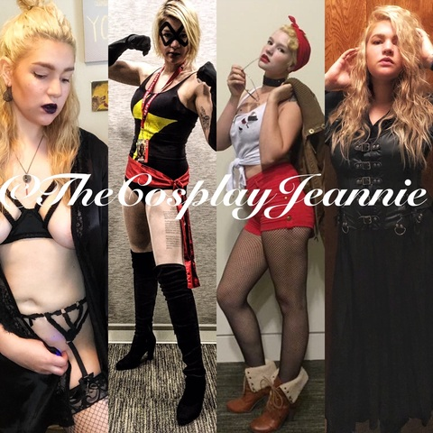 Leaked thecosplayjeannie header onlyfans leaked