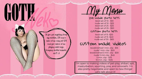 Leaked xgoth_nekox header onlyfans leaked